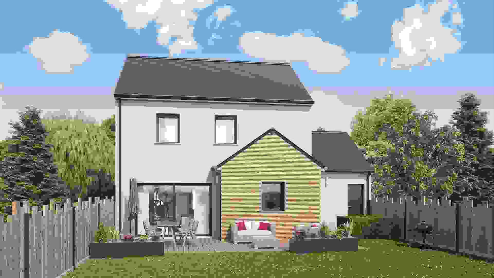 Maison neuve à Villiers-sous-Grez avec 3 chambres sur terrain de 391m2 / image 2