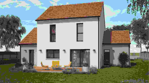 Maison neuve à Gidy avec 4 chambres sur terrain de 550m2 - image 2