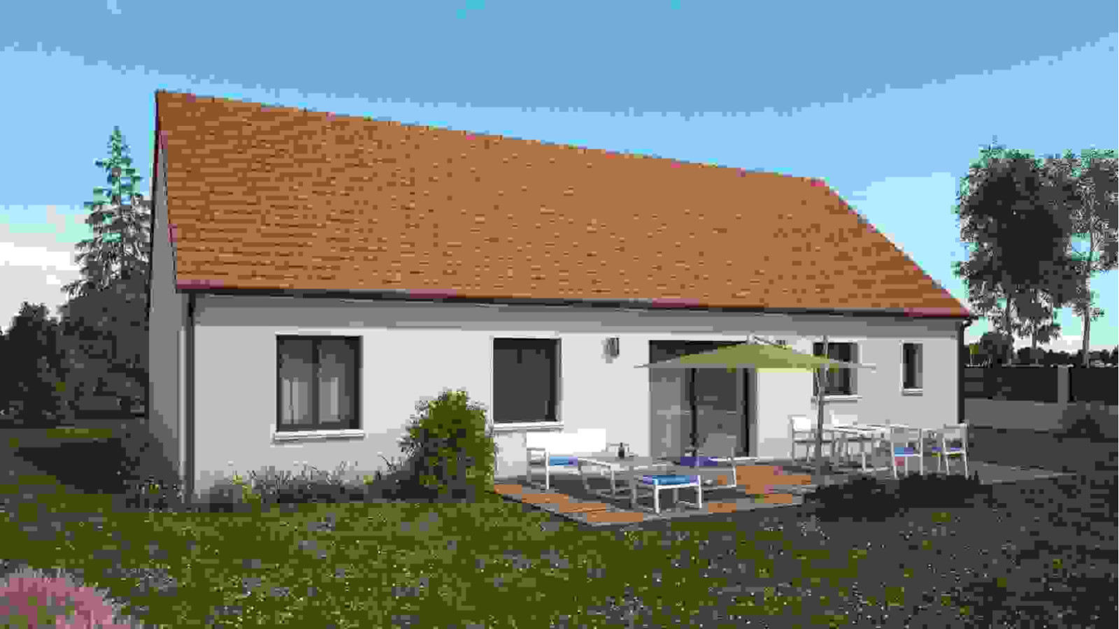 Maison neuve à Mont-près-Chambord avec 3 chambres sur terrain de 1100m2 / image 3
