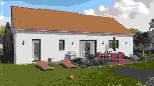 Maison neuve à Leigné-les-Bois avec 3 chambres sur terrain de 1370m2 - image 2