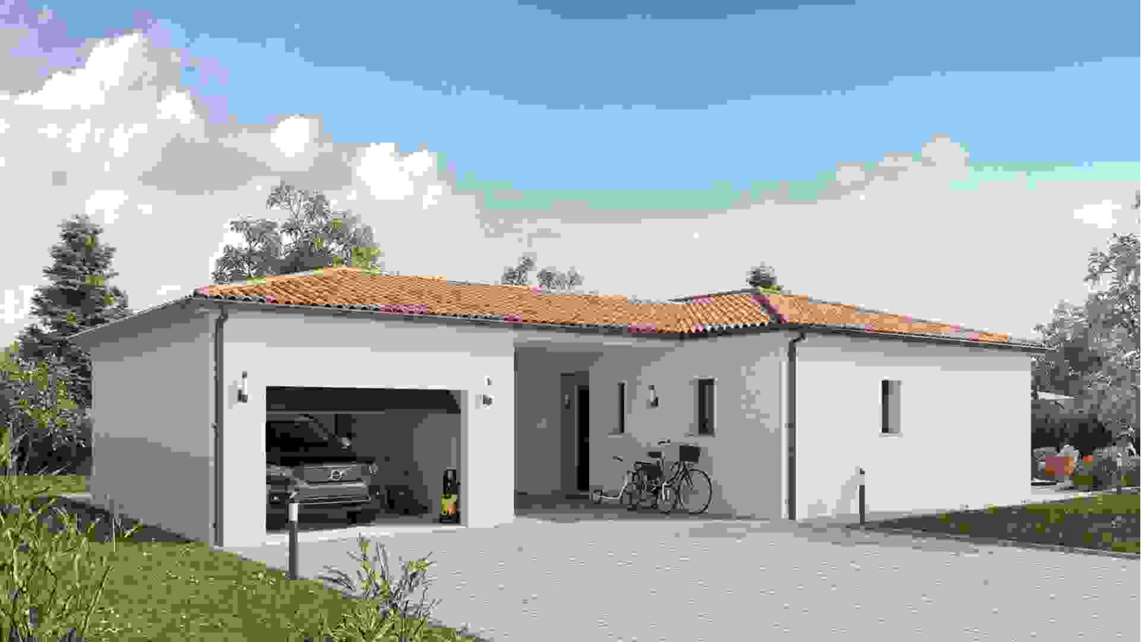 Maison neuve à Les Cerqueux avec 4 chambres sur terrain de 711m2 / image 3