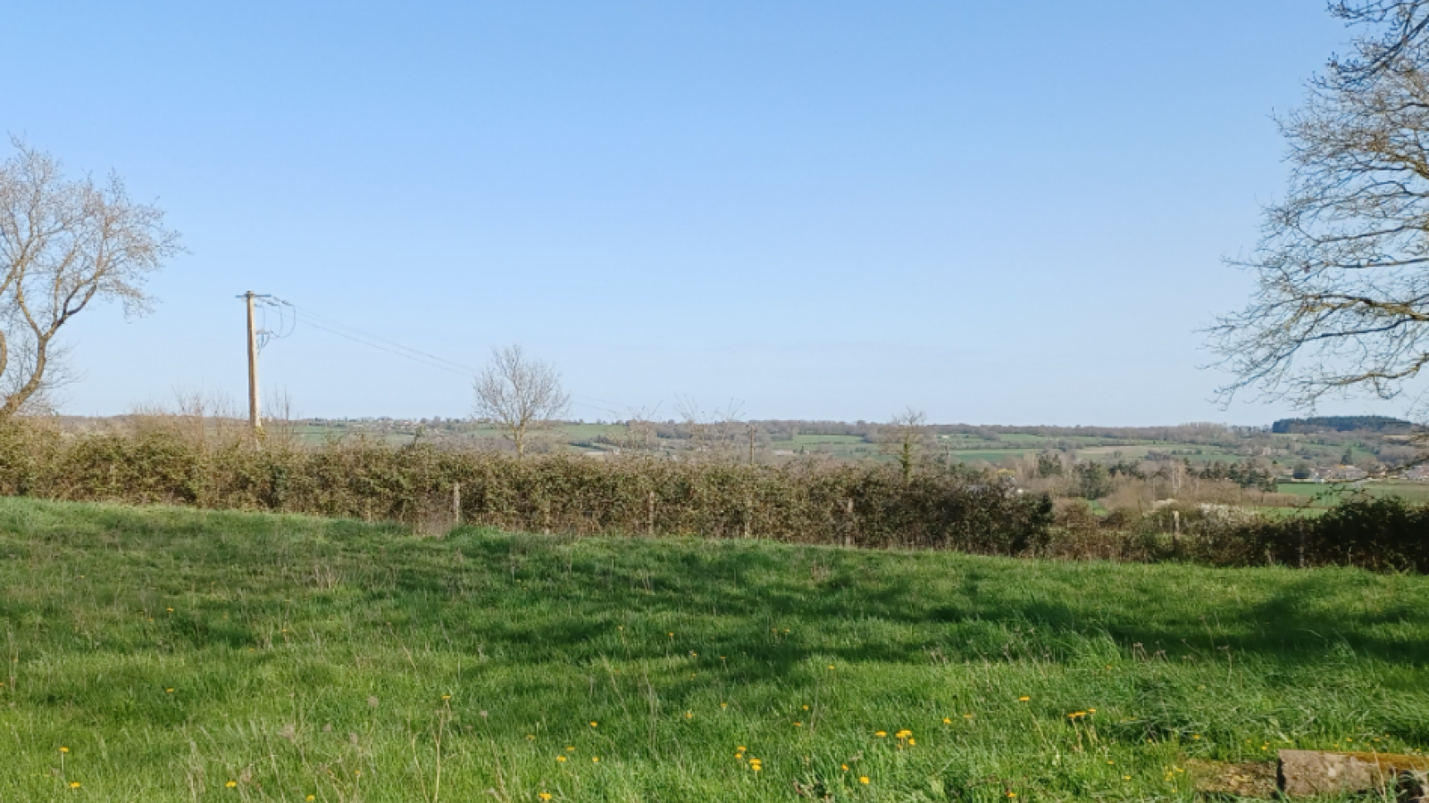 Terrain constructible de 2400m2 à Bouillé-Ménard
