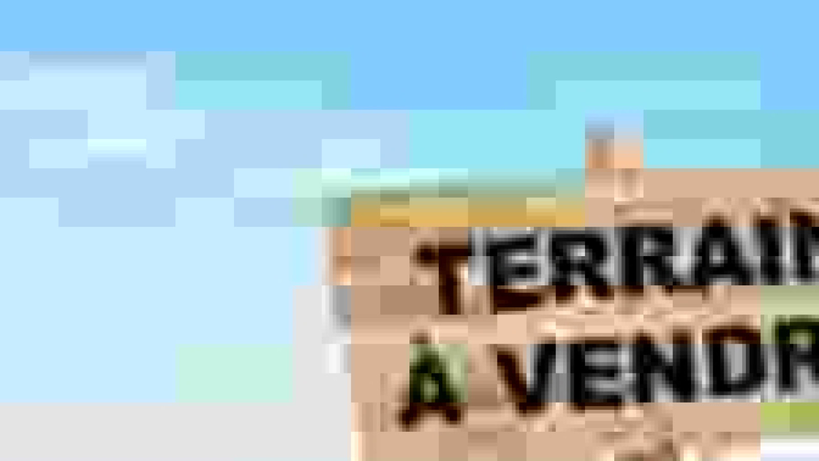 Terrain constructible de 1066m2 à Fondettes