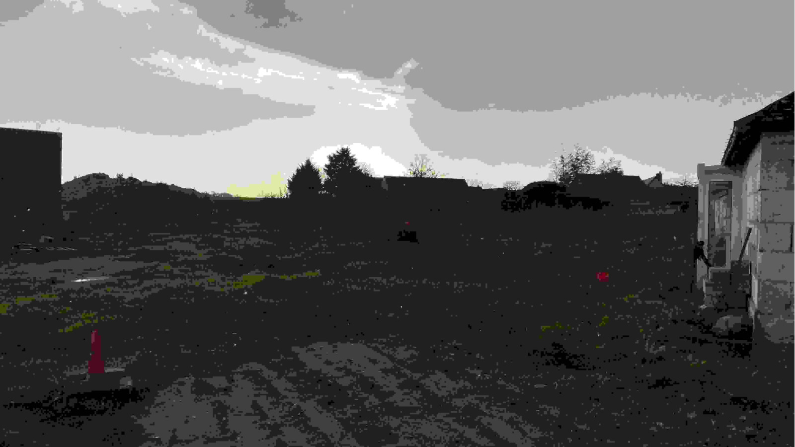 Terrain constructible de 866m2 à Bléré