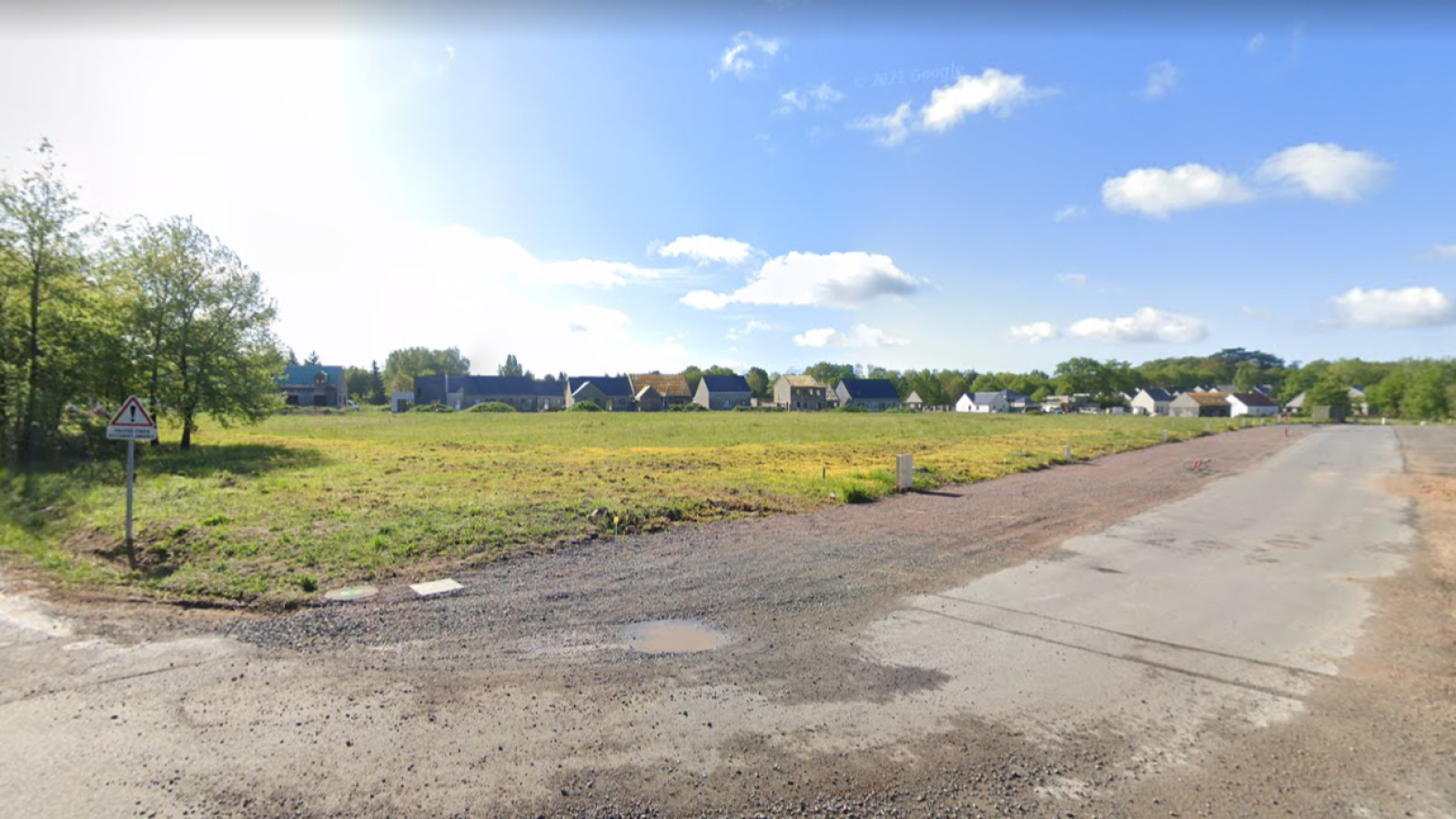 Terrain constructible de 1004m2 à Ballan-Miré