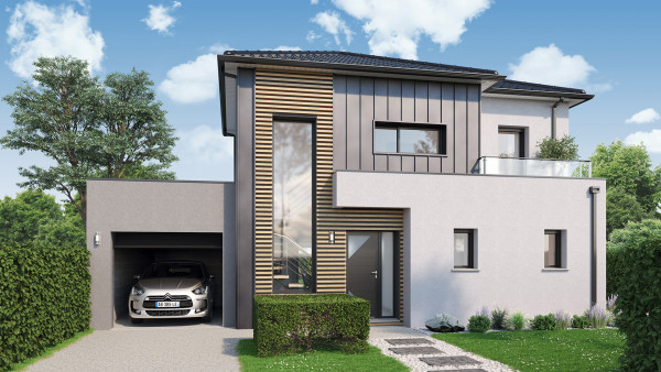 Maison neuve à Poitiers avec 3 chambres sur terrain de 326m2 - image 1