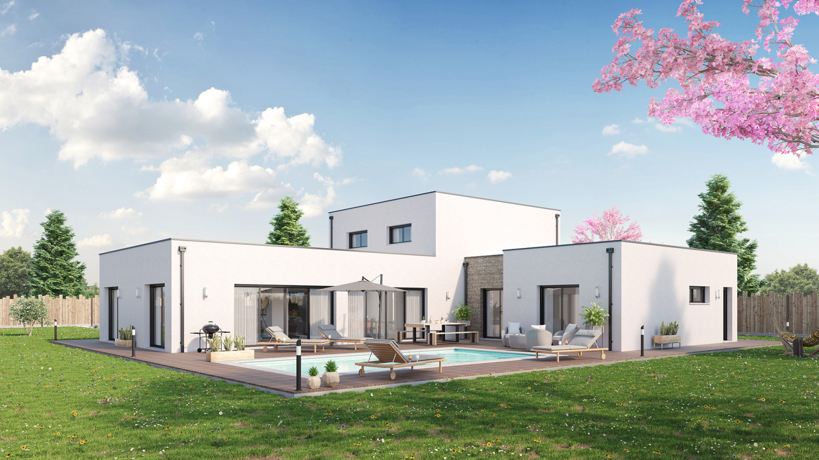 Maison neuve à Chaingy avec 5 chambres sur terrain de 829m2 / image 2