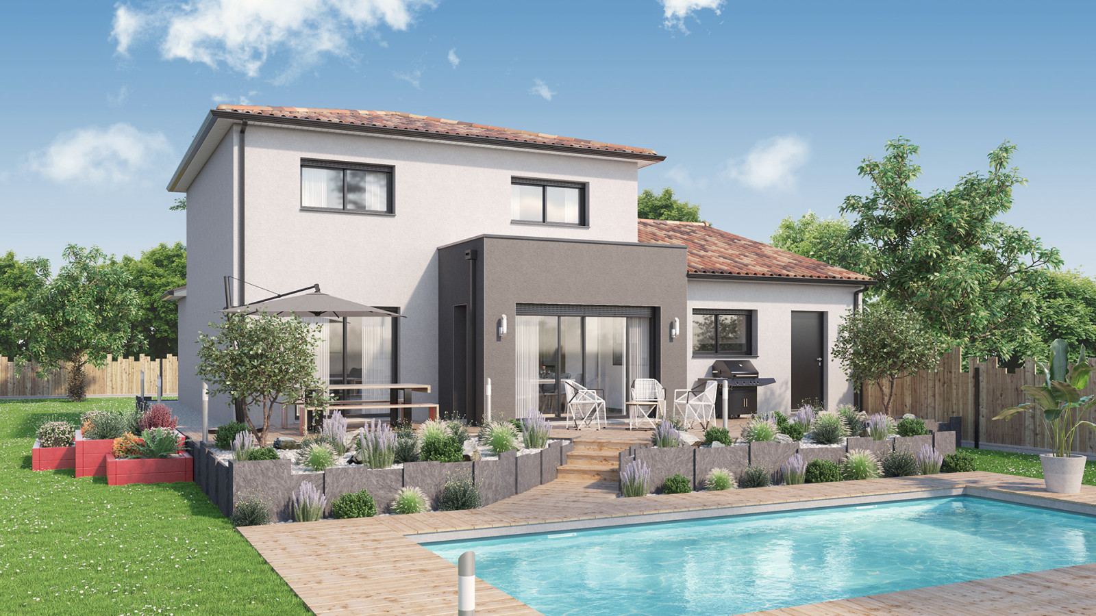 Maison neuve à Dissay avec 4 chambres sur terrain de 632m2 / image 2