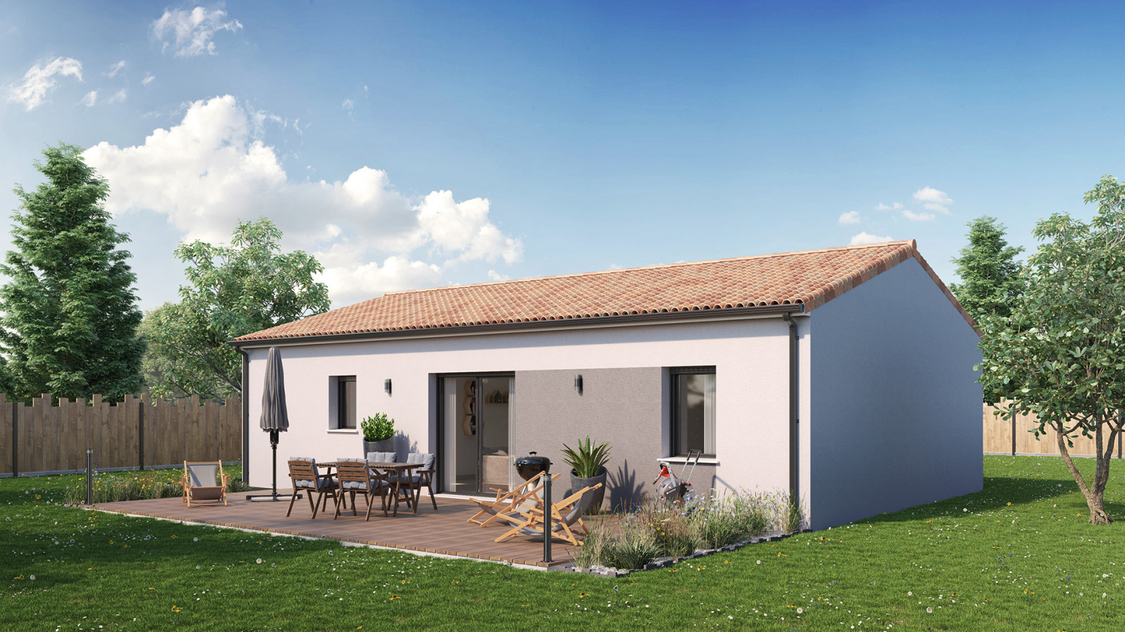 Maison neuve à Châtellerault avec 3 chambres sur terrain de 1800m2 / image 2