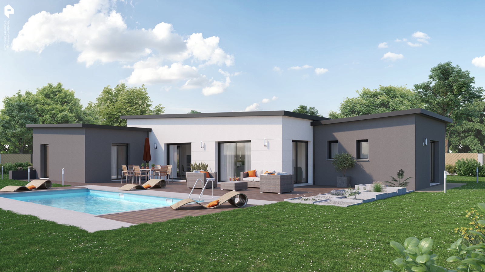 Maison neuve à La Chapelle-Blanche-Saint-Martin avec 3 chambres sur terrain de 1380m2 / image 2