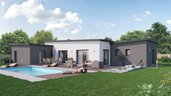 Maison neuve à La Chapelle-Blanche-Saint-Martin avec 3 chambres sur terrain de 1380m2 - image 1