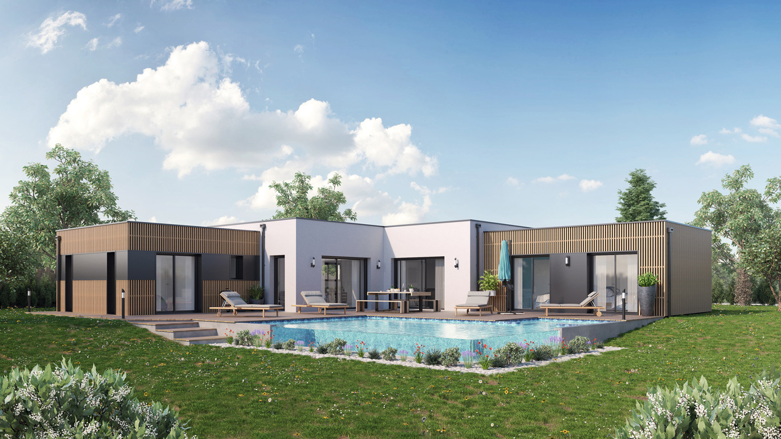 Maison neuve à Abilly avec 4 chambres sur terrain de 1001m2 / image 2