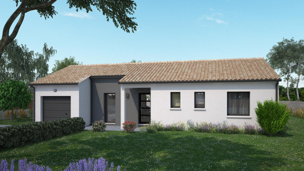 Maison neuve à Chinon avec 3 chambres sur terrain de 1200m2 - image 1