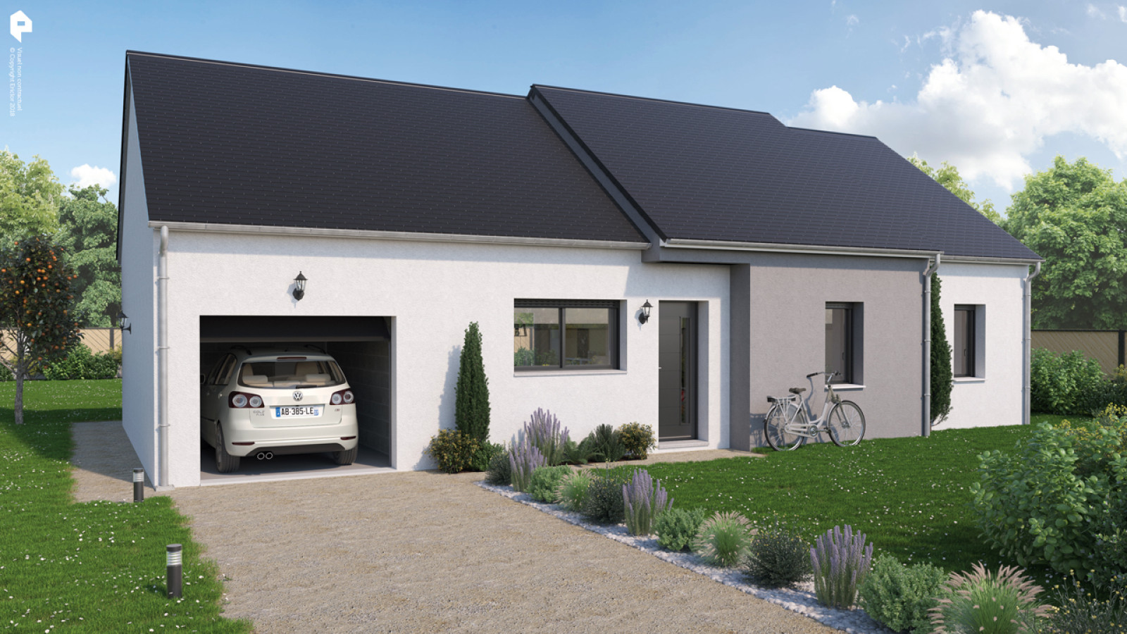 Maison neuve à Allonnes avec 3 chambres sur terrain de 967m2 / image 2