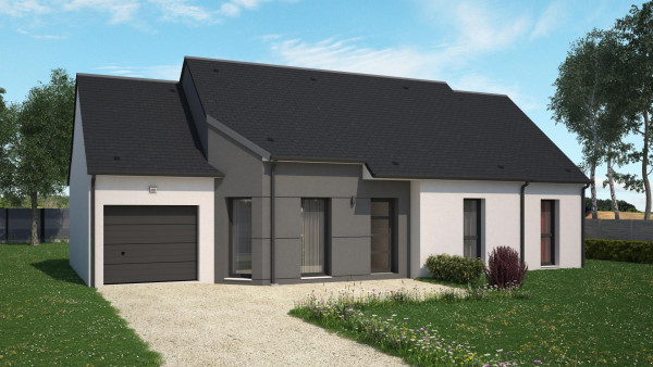 Maison neuve à Allonnes avec 3 chambres sur terrain de 967m2 - image 1