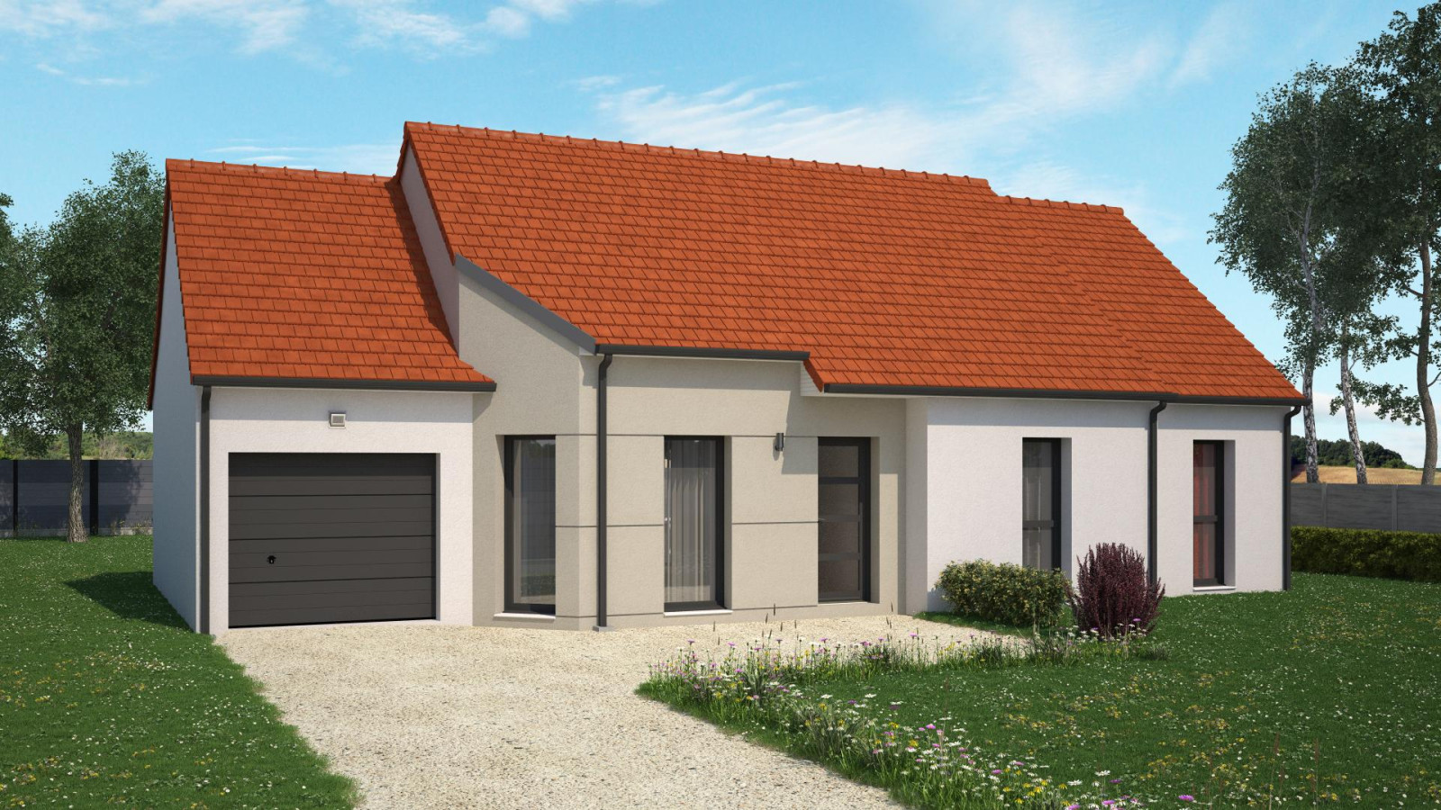 Maison neuve à Meung-sur-Loire avec 3 chambres sur terrain de 570m2 / image 2