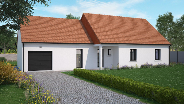 Maison neuve à Saint-Sulpice-de-Pommeray avec 4 chambres sur terrain de 640m2 - image 1