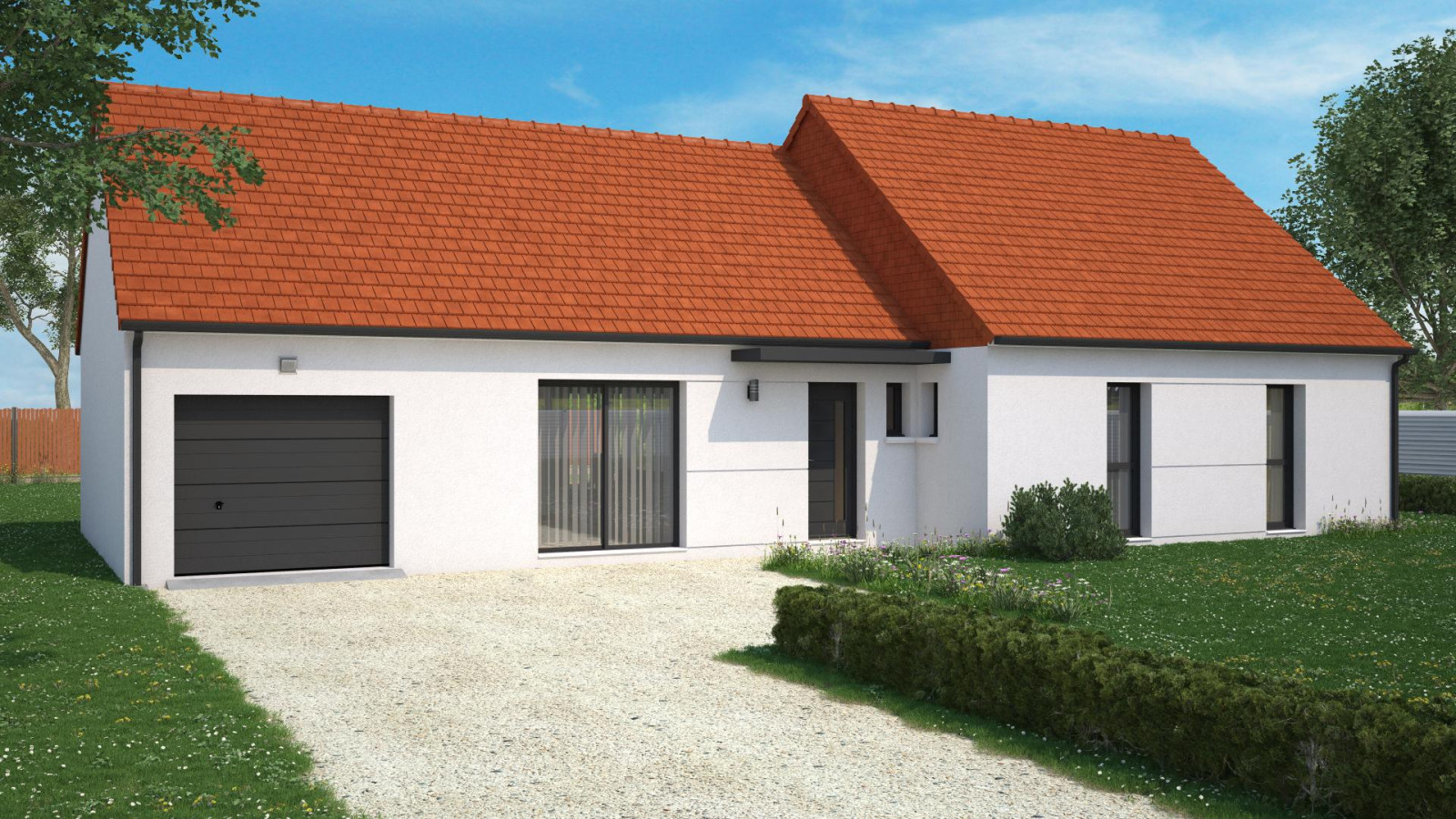 Maison neuve à Iteuil avec 4 chambres sur terrain de 682m2 / image 2