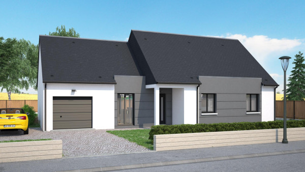 Maison neuve à Allonnes avec 4 chambres sur terrain de 967m2 - image 1