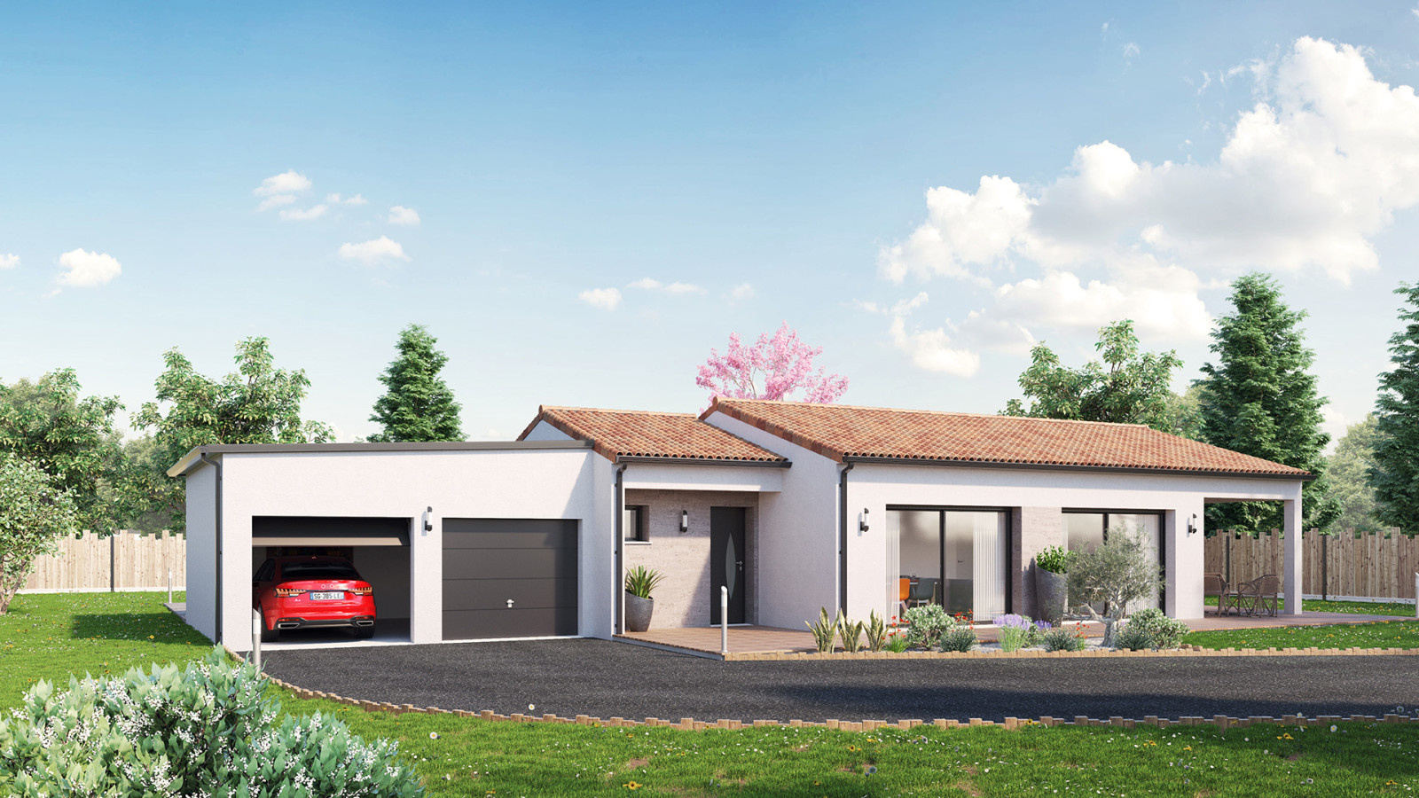 Maison neuve à Bressuire avec 4 chambres sur terrain de 519m2 / image 2