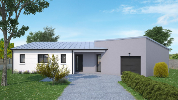 Maison neuve à Artannes-sur-Indre avec 3 chambres sur terrain de 951m2 - image 1