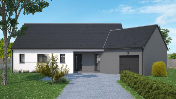 Maison neuve à Neuville-aux-Bois avec 3 chambres sur terrain de 700m2 - image 1