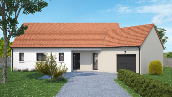 Maison neuve à Mont-près-Chambord avec 3 chambres sur terrain de 1100m2 - image 1