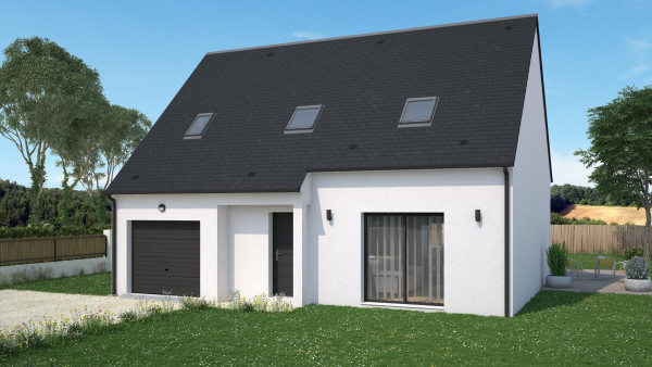 Maison neuve à Longué-Jumelles avec 3 chambres sur terrain de 777m2 - image 1