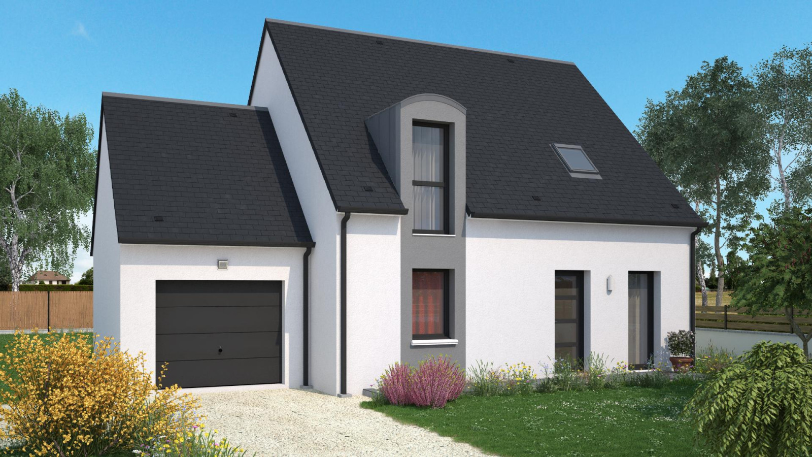 Maison neuve à Mazières-de-Touraine avec 4 chambres sur terrain de 2003m2 / image 2