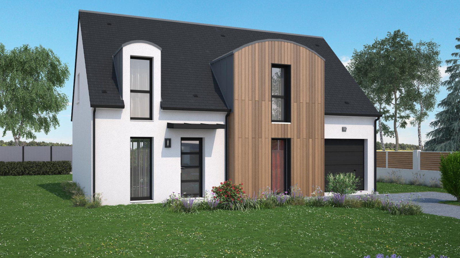 Maison neuve à Mazières-de-Touraine avec 4 chambres sur terrain de 2003m2 / image 2
