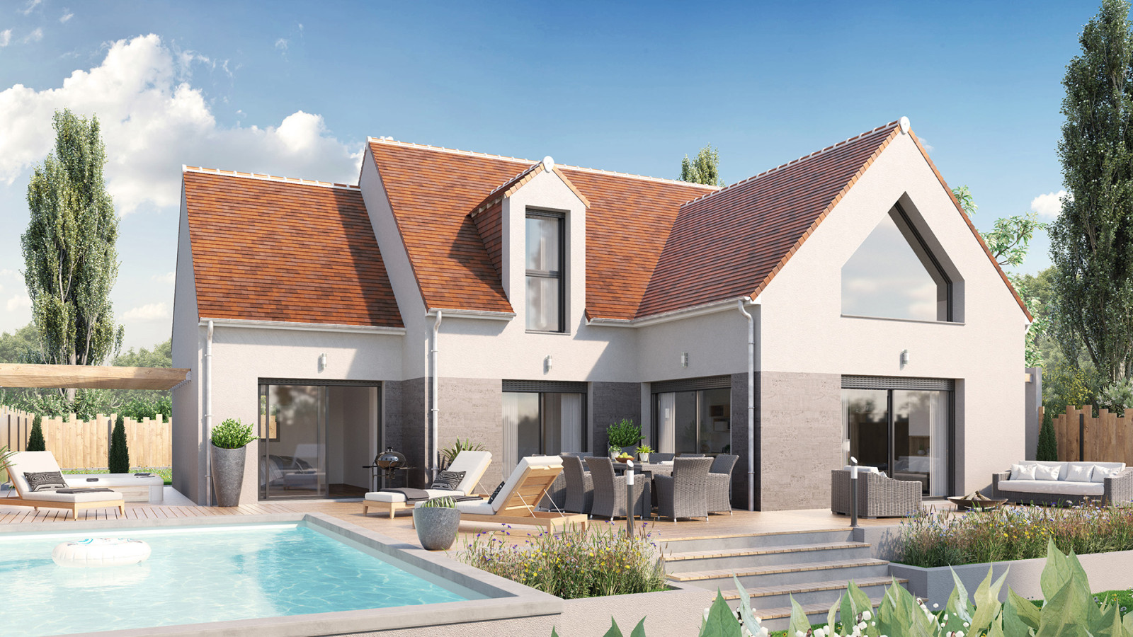 Maison neuve à Amilly avec 4 chambres sur terrain de 674m2 / image 2